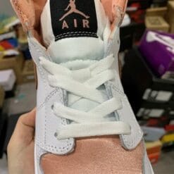 Alternative view of Air Jordan 1 Mid White Rose Gold