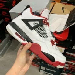 Alternative view of Air Jordan 4 Fire Red