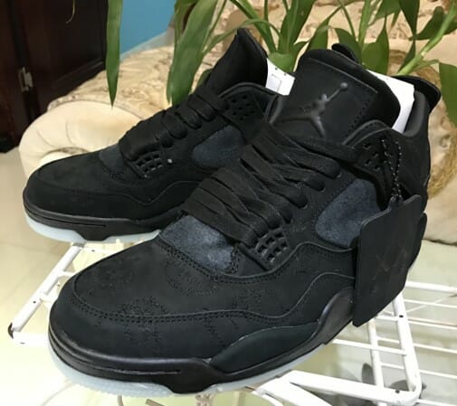 Air Jordan 4 Graffiti Black Suede - Image 2
