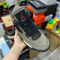 Alternative view of Air Jordan 4 x Travis Scott Olive