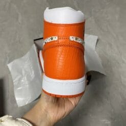 Alternative view of Air Jordan 1 High OG Orange Gypsophila