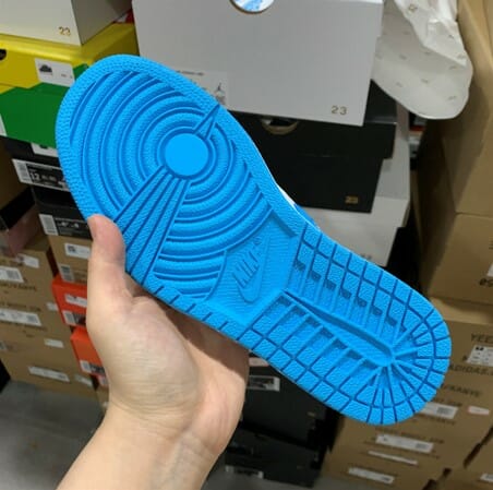 Air Jordan 1 Mid North Carolina White Blue - Image 3