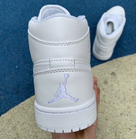 Air Jordan 1 Mid Pure White - Image 3