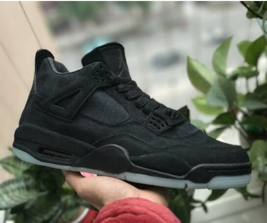 Air Jordan 4 Graffiti Black Suede - Image 3