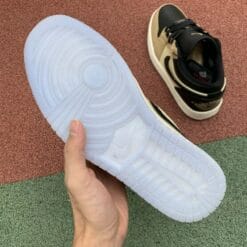 Air Jordan 1 Low Black Khaki Chameleon