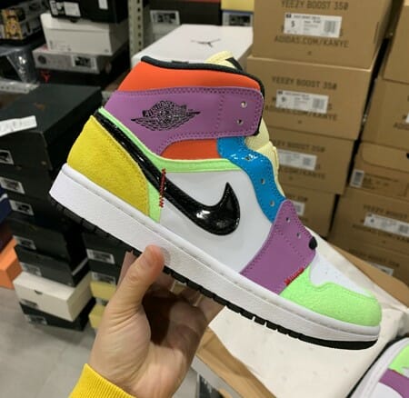 Air Jordan 1 Mid Candy Colorful