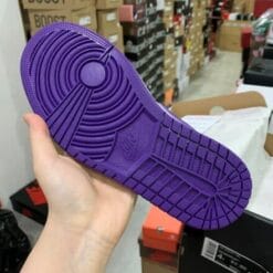 Air Jordan 1 Mid Hulk White Purple Green
