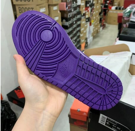 Air Jordan 1 Mid Hulk White Purple Green