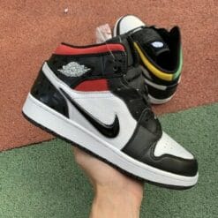 Air Jordan 1 Mid Quai 54 Four-Color Mandarin