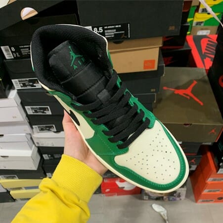 Air Jordan 1 Mid White Green - Image 4