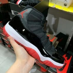 Air Jordan 11 Bred Black Red