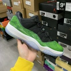 Air Jordan 11 Green Snakeskin