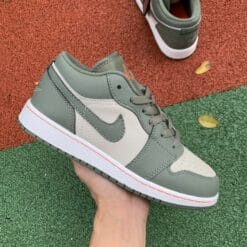 Air Jordan 1 Low Gray Green