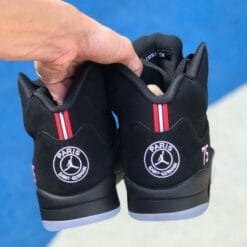 Air Jordan 5 Paris Saint-Germain Black Silver