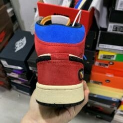 Air Jordan 1 Mid Colorful Stitching Corduroy