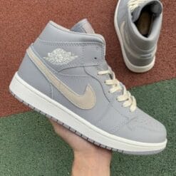 Air Jordan 1 Mid Little Earl Haze Gray Purple