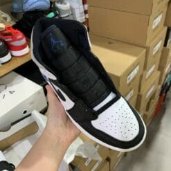 Air Jordan 1 Mid White Black Blue