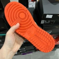 Air Jordan 1 Mid White Orange