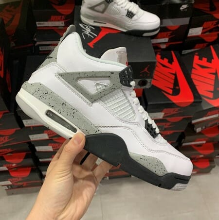 Air Jordan 4 White Cement