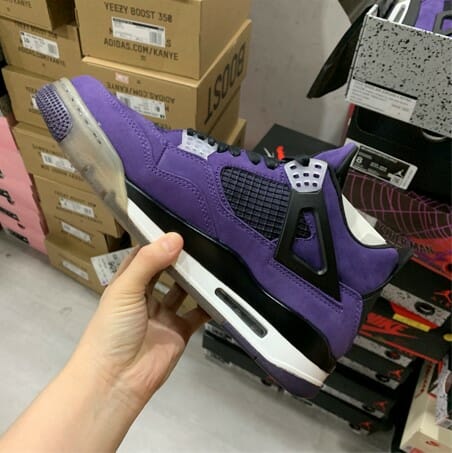 Travis Scott x Air Jordan 4 Purple Suede