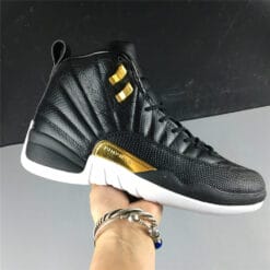 Air Jordan 12 Retro Black Metallic Gold White (W)