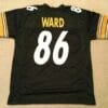UNSIGNED CUSTOM Sewn Stitched Hines Ward Black Jersey