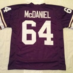 UNSIGNED CUSTOM Sewn Stitched Randall McDaniel Purple Jersey