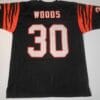 UNSIGNED CUSTOM Sewn Stitched Ickey Woods Black Jersey