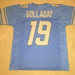 UNSIGNED CUSTOM Sewn Stitched Kenny Golladay Blue Jersey