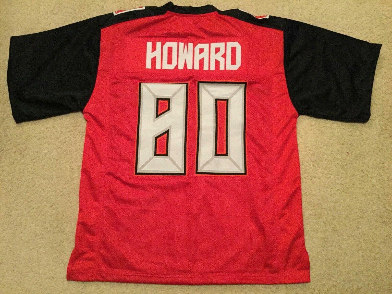 UNSIGNED CUSTOM Sewn Stitched O.J. Howard Red Jersey