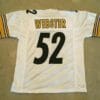UNSIGNED CUSTOM Sewn Stitched Mike Webster White ERROR Jersey