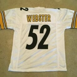 UNSIGNED CUSTOM Sewn Stitched Mike Webster White ERROR Jersey