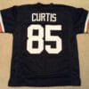 UNSIGNED CUSTOM Sewn Stitched Isaac Curtis Black Jersey