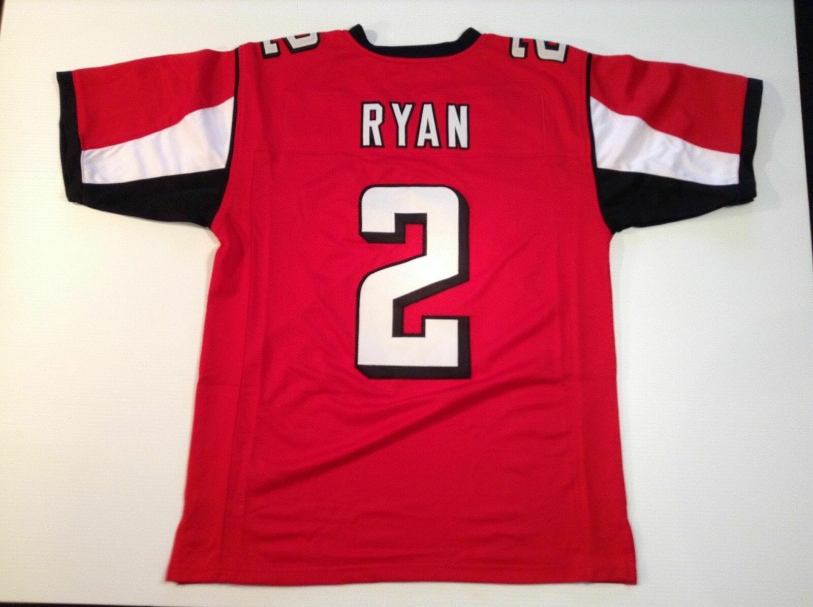 UNSIGNED CUSTOM Sewn Stitched Matt Ryan Red Jersey