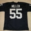 UNSIGNED CUSTOM Sewn Stitched Matt Millen Black Jersey