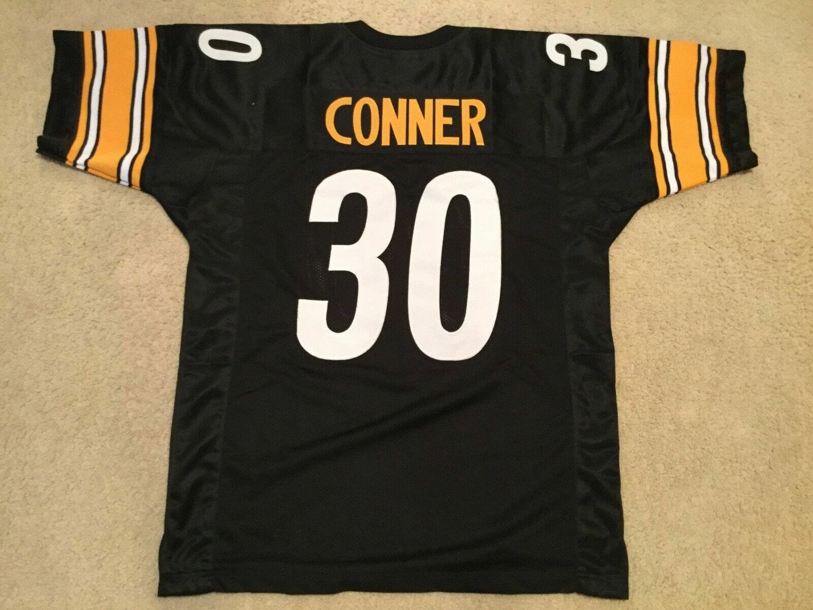 UNSIGNED CUSTOM Sewn Stitched James Conner Black Jersey