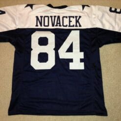 UNSIGNED CUSTOM Sewn Stitched Jay Novacek Thanksgiving Jersey