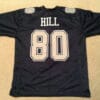 UNSIGNED CUSTOM Sewn Stitched Tony Hill Blue Jersey