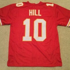 UNSIGNED CUSTOM Sewn Stitched Tyreek Hill Red Jersey