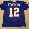 UNSIGNED CUSTOM Sewn Stitched Joe Ferguson Blue Jersey