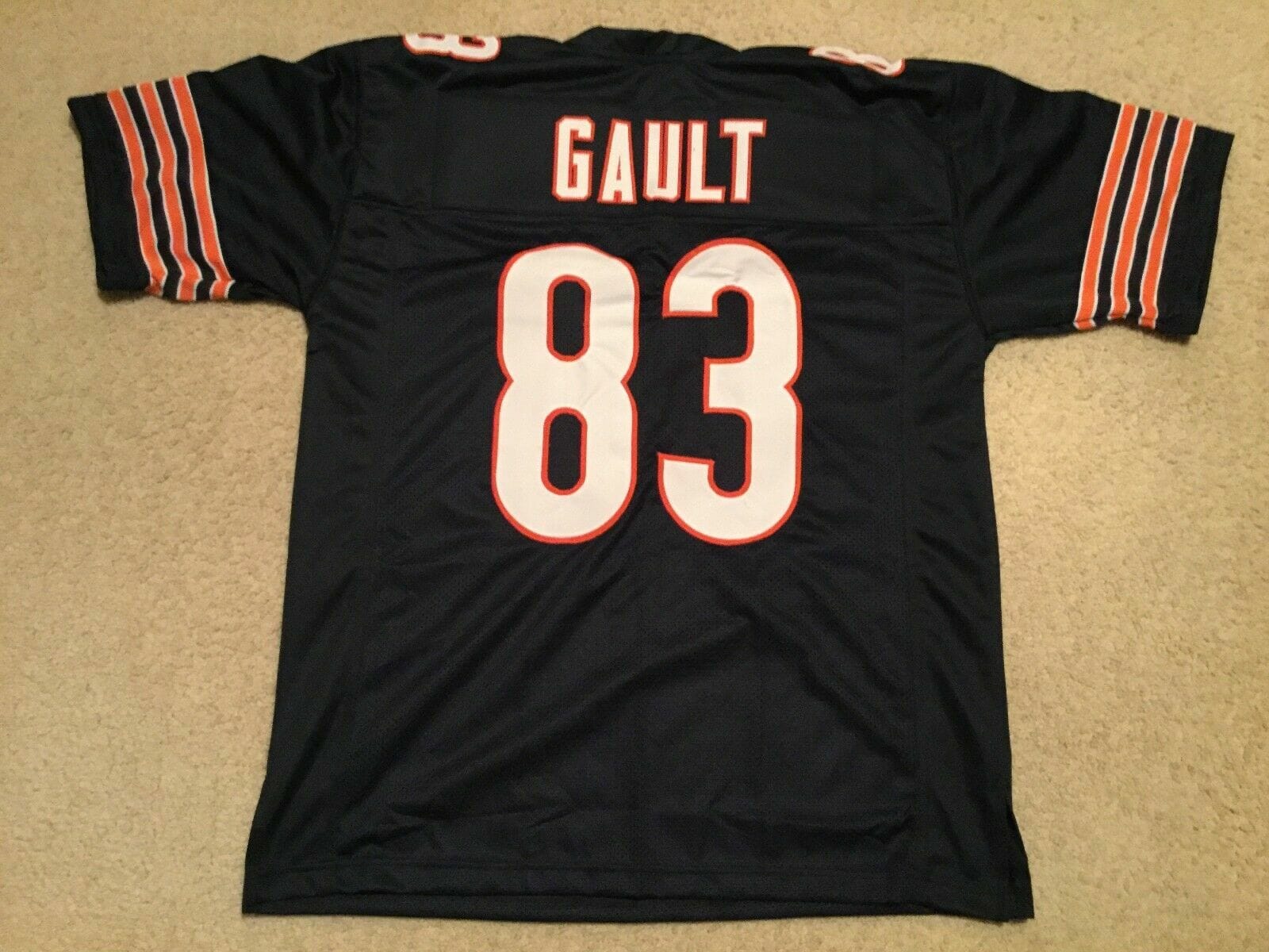UNSIGNED CUSTOM Sewn Stitched Willie Gault Blue Jersey