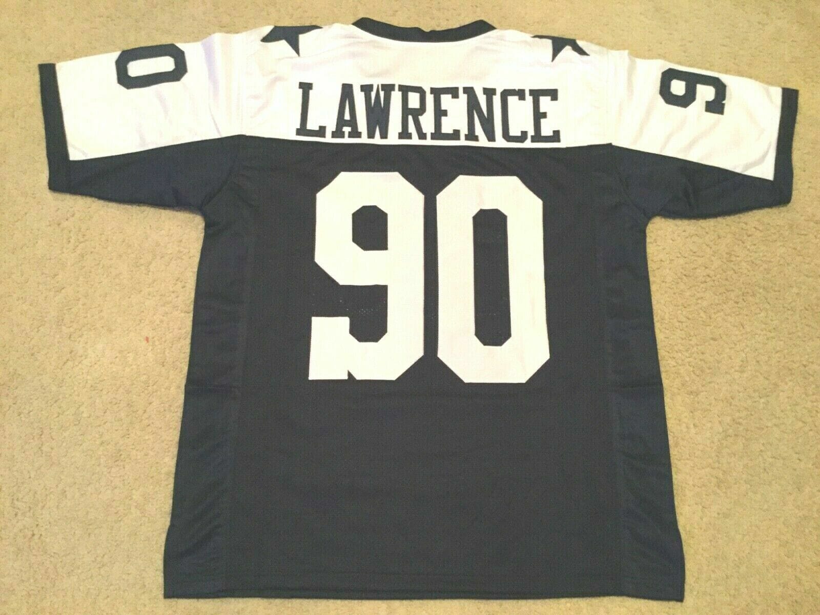 UNSIGNED CUSTOM Stitched Demarcus Lawrence Thanksgiving Jersey