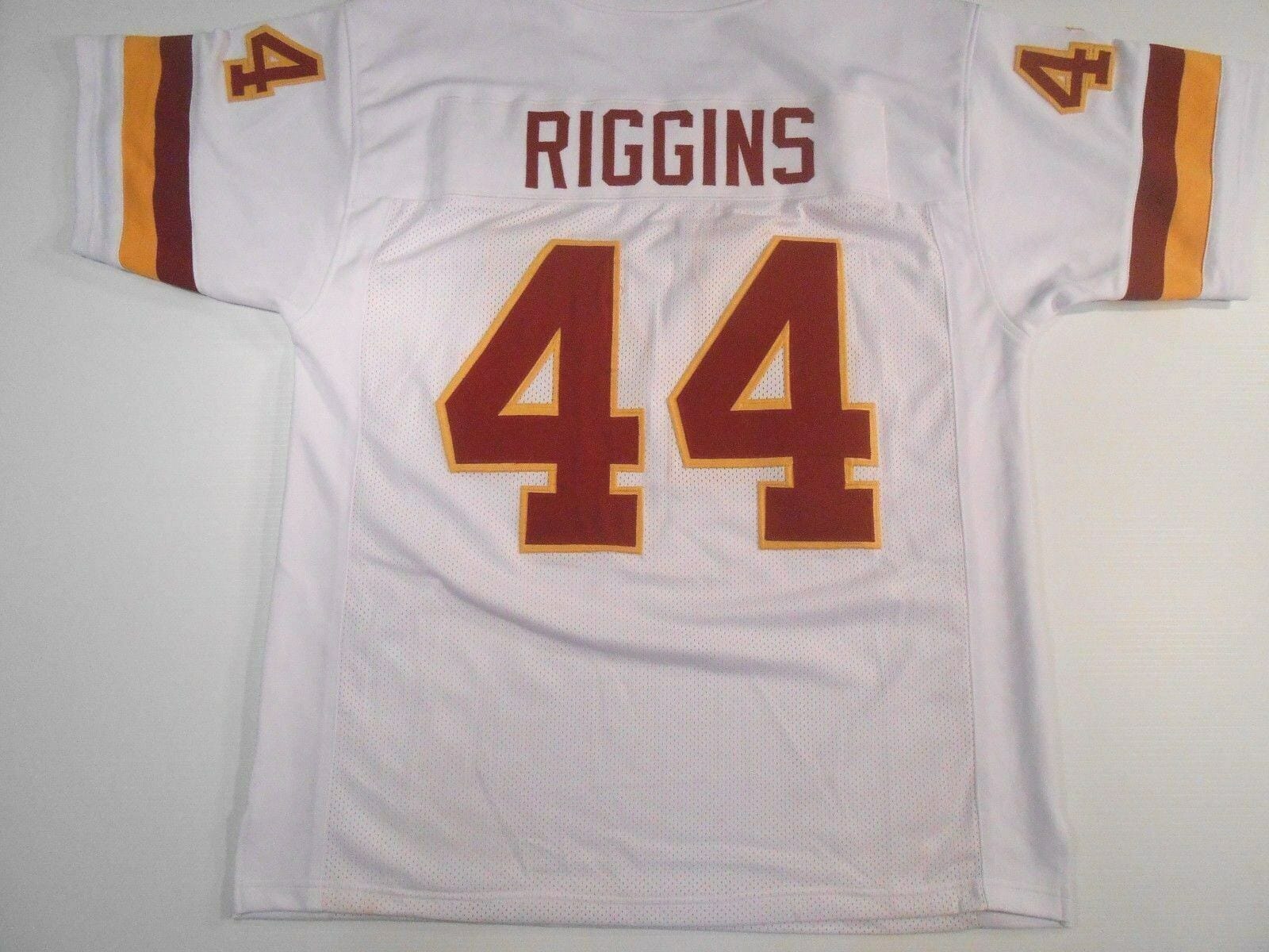 UNSIGNED CUSTOM Sewn Stitched John Riggins White Jersey