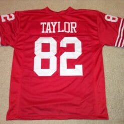 UNSIGNED CUSTOM Sewn Stitched John Taylor Red Jersey