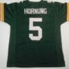 UNSIGNED CUSTOM Sewn Stitched Paul Hornung Green Jersey