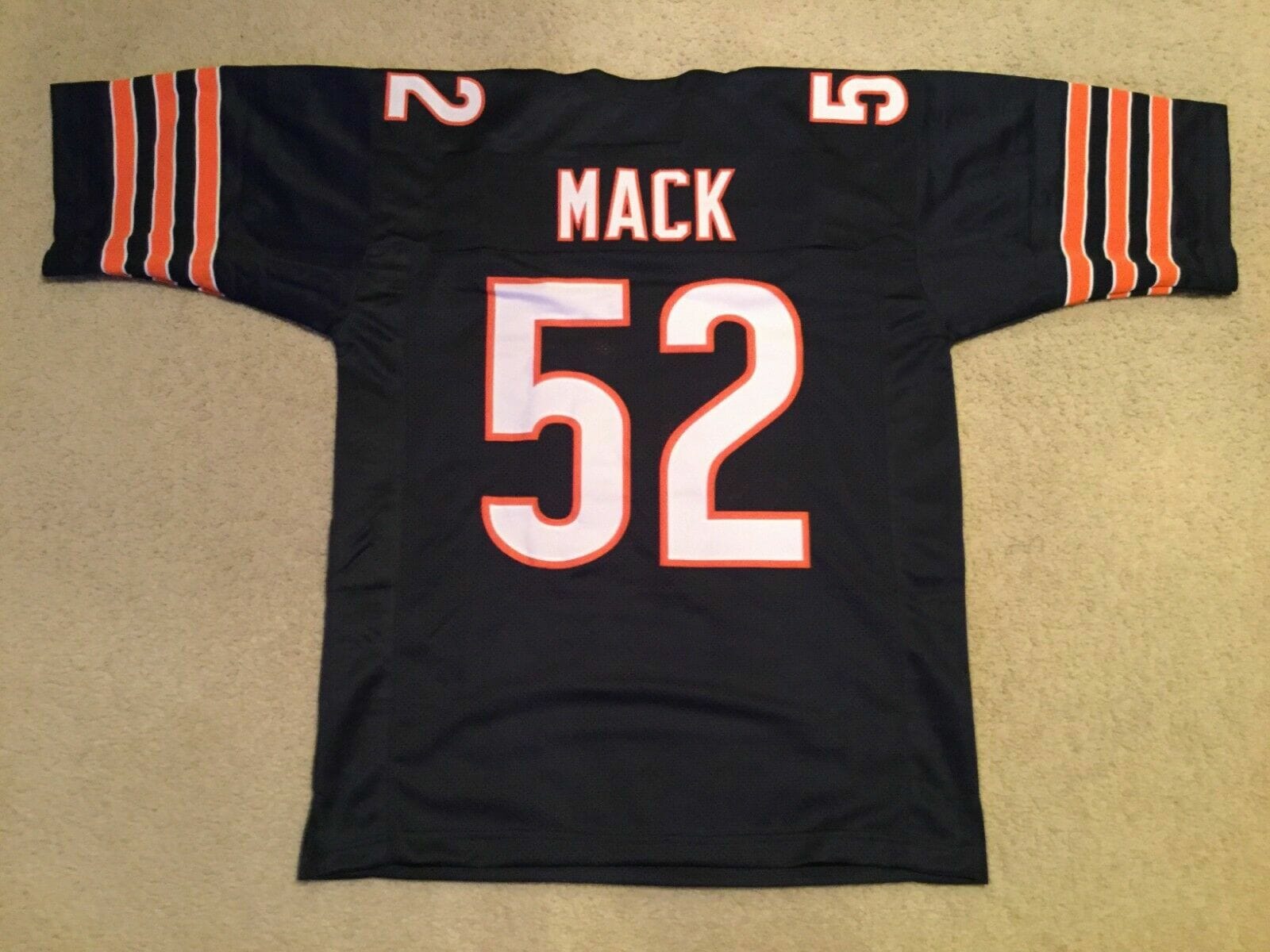 UNSIGNED CUSTOM Sewn Stitched Khalil Mack Blue Jersey