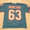 UNSIGNED CUSTOM Sewn Stitched Mike Munchak Blue Jersey
