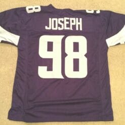 UNSIGNED CUSTOM Sewn Stitched Linval Joseph Purple Jersey