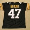 UNSIGNED CUSTOM Sewn Stitched Mel Blount Black Jersey