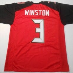 UNSIGNED CUSTOM Sewn Stitched Jameis Winston Red Jersey